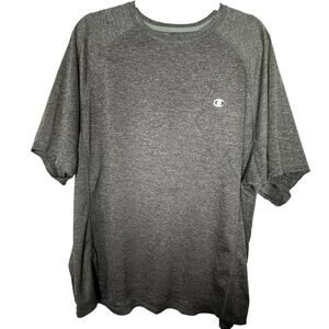 Champion Powertrain Vapor Short Sleeve Shirt Gray Men’s Size 2XL XXL Workout Gym